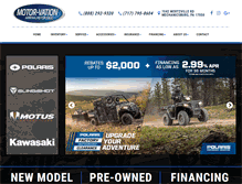 Tablet Screenshot of motor-vation.com