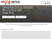Tablet Screenshot of motor-vation.net